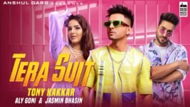 Tera Suit Lyrics in Hindi Tony Kakkar Aly Goni X Jasmin