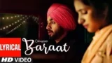 BARAAT LYRICS CHANPREET | RANJHA YAAR