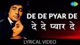 De De Pyaar De Lyrics In Hindi Sharaabi | Amitabh X Jaya | Old Song