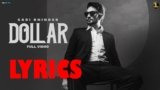 Dollar Lyrics Sabi Bhinder