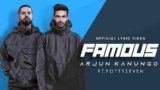 Famous Lyrics Arjun Kanungo x Fotty Seven | Hindi Rap song 2021