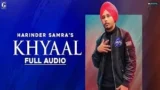 KHYAAL LYRICS HARINDER SAMRA